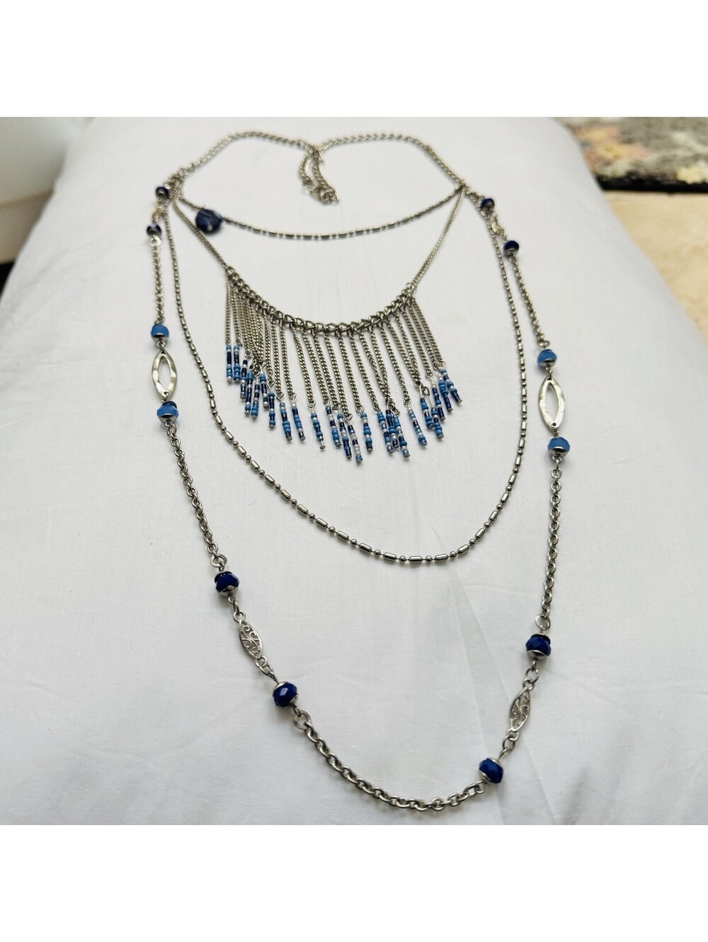 Vintage Boho Multi-Strand Silver Tone [COPY]